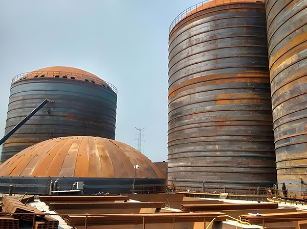 北大镇焦粉钢板仓